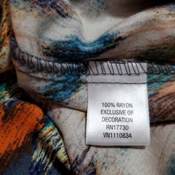 Mossimo Supply Co. Criss-Cross Back Halter Maxi Dress Bold Vibrant Colors Size M - Picture 9 of 16